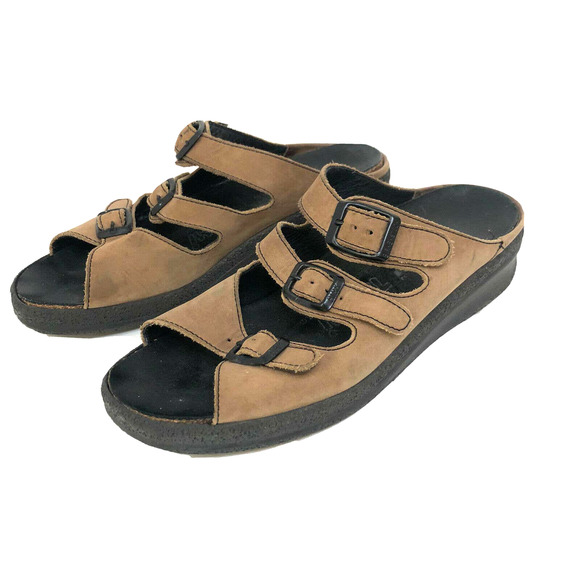 Birkenstock Tatami footbed Sandals three strap Leather womes 8. 1h - Picture 1 of 8
